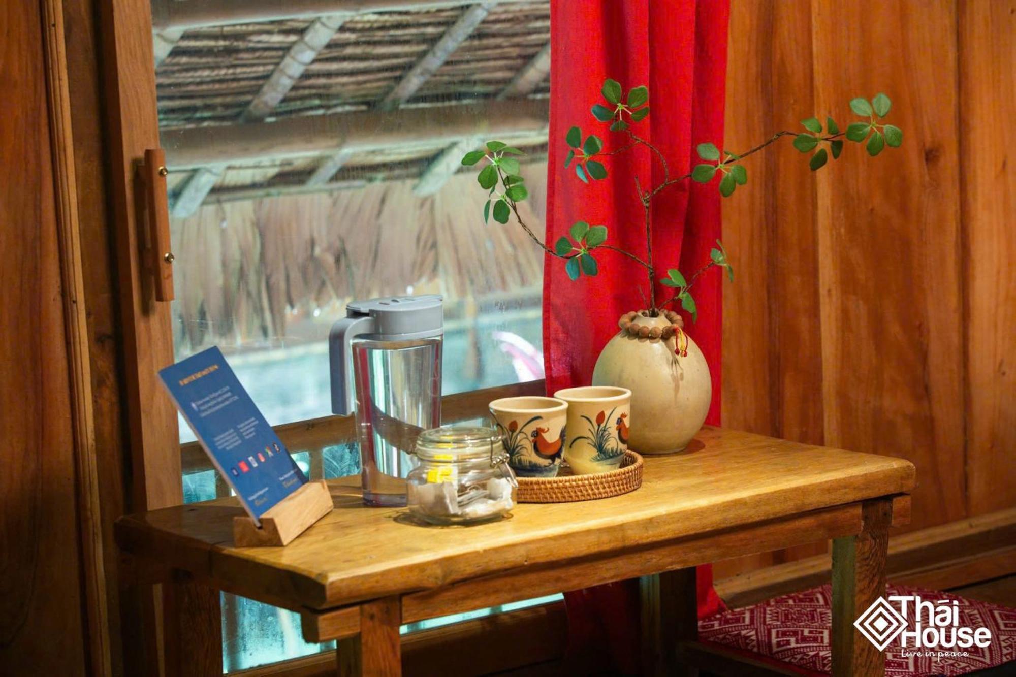Thai House Pu Luong - Century Old Stilt House With Terrace Views Huong Ba Thuoc Exterior foto